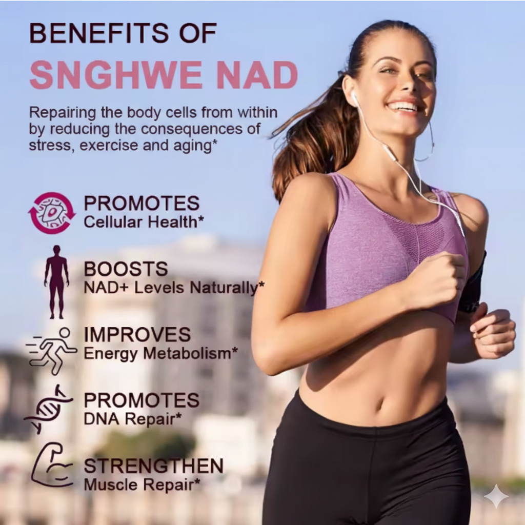 NAD Supplements - Anti-Aging Cell Booster - NAD+ Booster